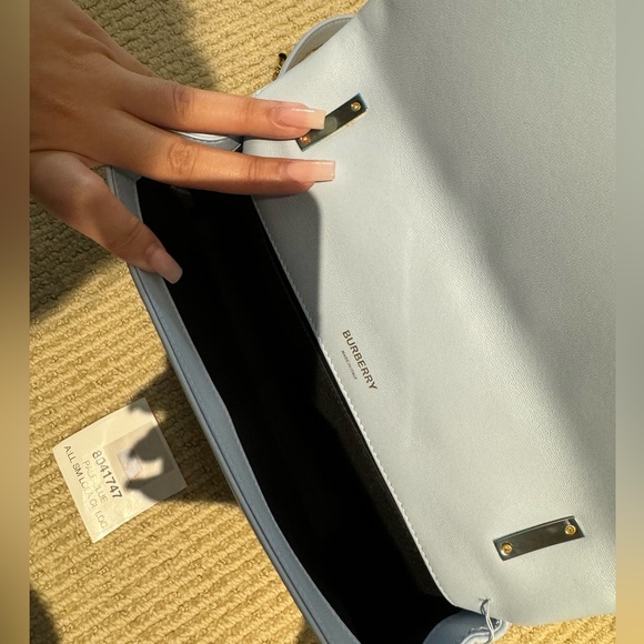 Burberry Mini Lola Lambskin - Pale Blue - Picture 4 of 5